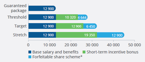 Joint CEOs – R'000 – Remuneration opportunity